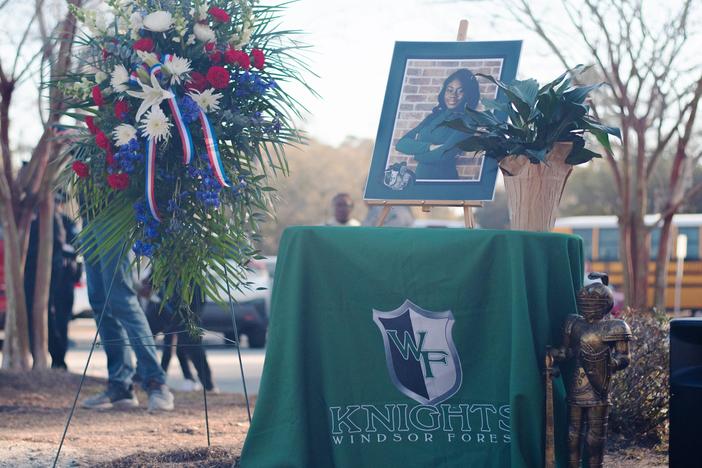Breonna Moffett was a leader in JROTC and the drum major in the band during her time at Windsor Forest High School. 