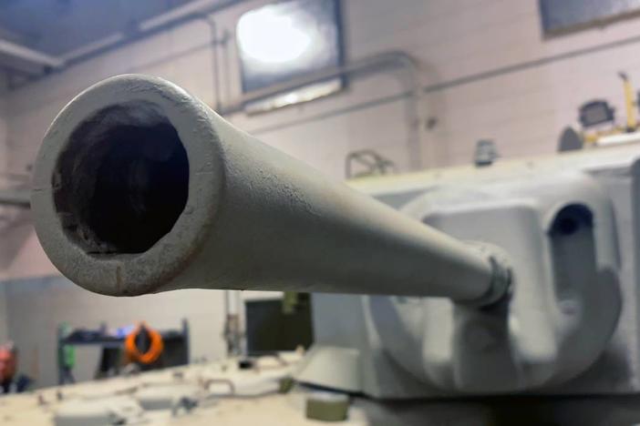 Staff at the U.S. Army Armor and Cavalry Collection at Ft. Moore, Georgia, are restoring this M3A3 Stuart tank. Mike Haskey mhaskey@ledger-enquirer  
