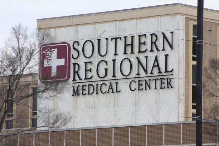 Southern Regional Medical Center sign