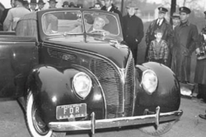 FDR wanted and received a 1938 Ford Phaeton, Flathead V-8, refitted locally with hand controls to drive through Meriwether County.