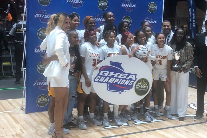 The Maynard Jackson girls won the Class 5A girls championship.