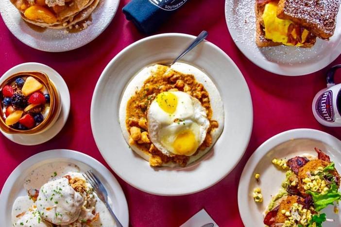 Breakfast food by the Atlanta Breakfast Club.