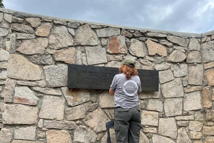 Landmark Restoration of Savannah led the project to restore the Memorial to the Six Million.