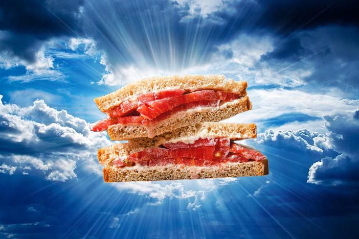 Tomato sandwich