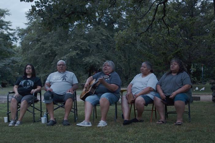 A scene from the documentary “We Will Speak.”