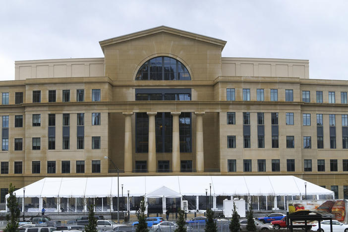The Nathan Deal Judicial Center, home of Georgia's Supreme Court and Court of Appeals, is seen, Feb. 11, 2020, in Atlanta. Georgia's highest court on Tuesday, April 30, 2024, threw out an indictment that charged a former police chief and a top aide with felonies for failing to investigate allegations of misconduct within their department.
