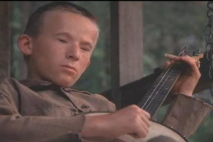 “I am friends with the 'banjo boy,' " said Mark Holloway. "Billy Redden is still alive. I took him down to the river to pose beside the boat before I put the boat on display.”