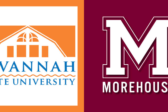 Logos of Savannah State University and Morehouse College