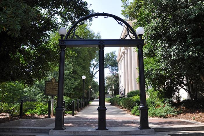 The Arch at the University of Georgia on Broad Street in Athens, Ga.