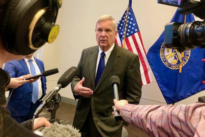U.S. Secretary of Agriculture Tom Vilsack, pictured in Omaha on March 28, 2024, raised concerns Wednesday with U.S. House Republicans’ farm bill proposal. Cindy Gonzalez/Nebraska Examiner