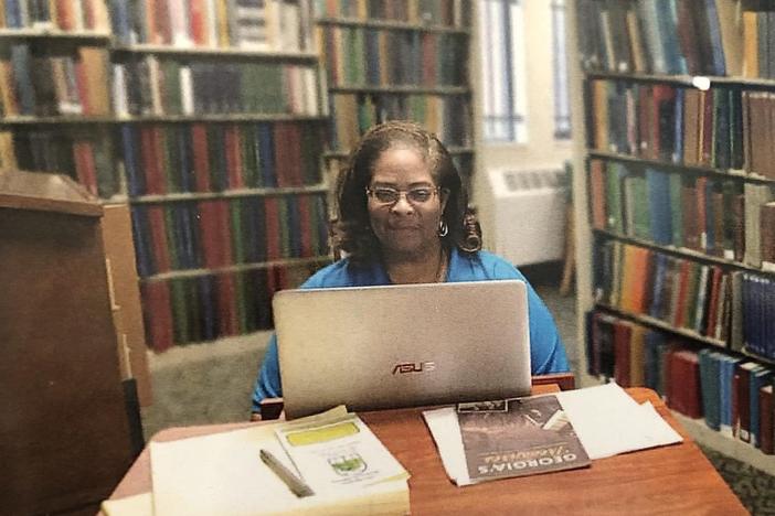 Muriel Jackson, head of the genealogical and historical room of Middle Georgia Regional Library, is being honored Saturday by the James Wimberly Institute of Black Studies and History. 