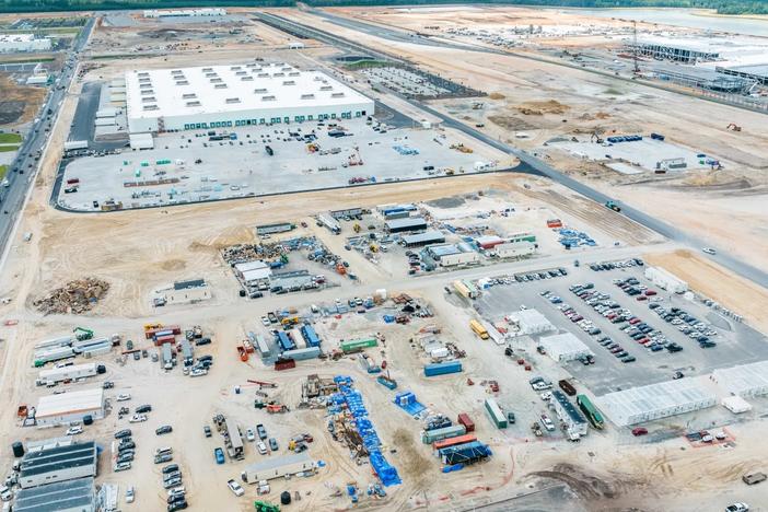 Construction of the Hyundai Metaplant in Bryan Co., GA. July 3, 2024 Credit: Justin Taylor/The Current