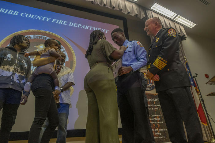pinning ceremony