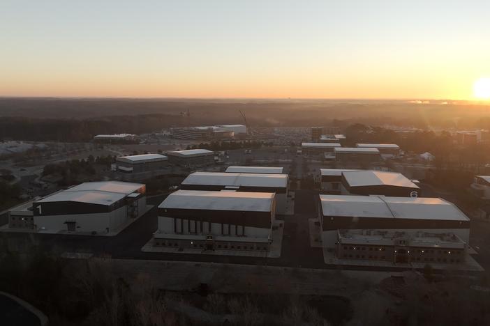 Overhead shot of Trilith Studios in Fayetteville, GA. (Trilith Studios/Facebook)