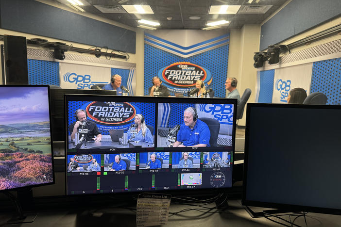Dr. Robin Hines and Dr. Tim Scott of the GHSA with Jon Nelson and Hannah Goodin on the Football Fridays in Georgia Podcast