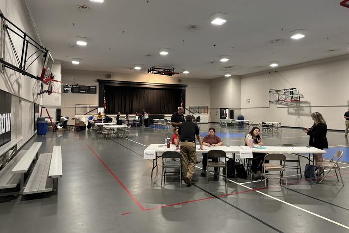 The Barrow County Community Recovery Center opened in Winder on Monday, September 9, 2024 to help the community following the Apalachee High School shooting. Chase McGee/GPB News