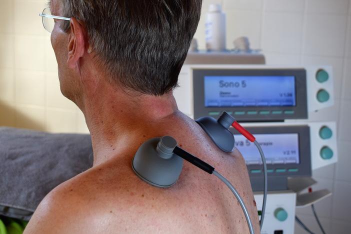 a man gets a checkup