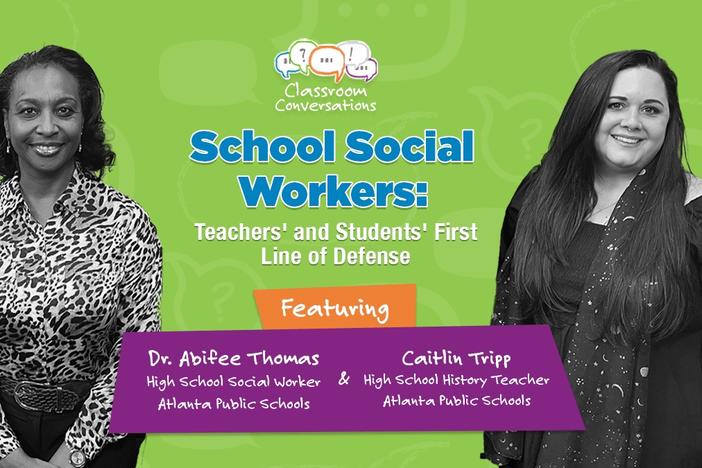 Dr. Afibee Thomas and Caitlin Tripp in Classroom Conversations