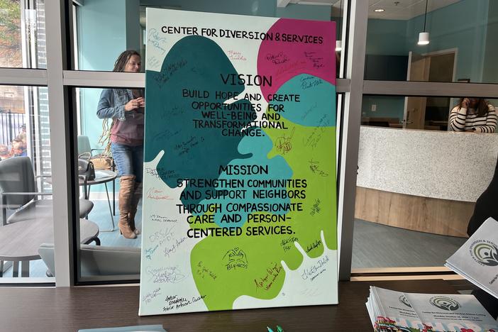 The mission and vision statements for the Center for Diversion and Services.