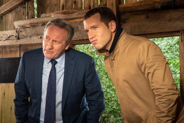 Neil Dudgeon as DCI John Barnaby & Nick Hendrix as DS Jamie Winter 