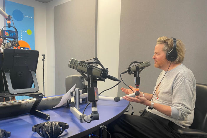 GPB's CEO, Burt Wesley Huffman, talks to Pamela Kirkland about the organization's new strategic plan with a new mission ahead of its 65th anniversary this year. (GPB Media)
