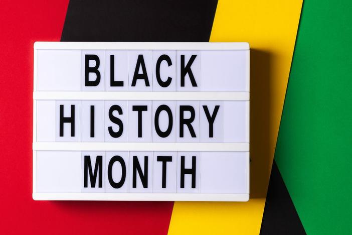 "Black History Month" lightbox.