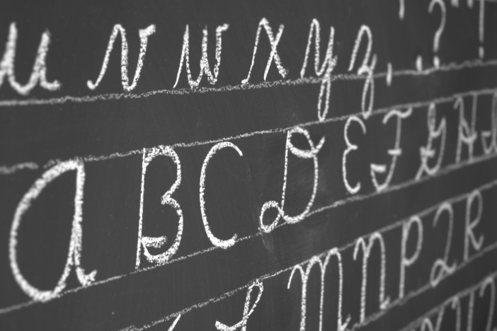 cursive writing