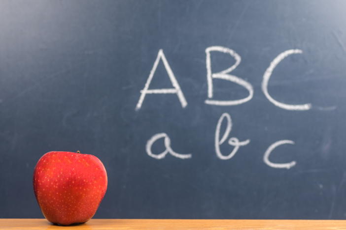 handwriting on blackboard