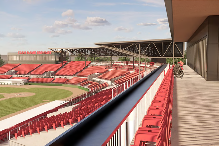 An artist's rendering of the planned Synovus Park in Columbus, Ga.
