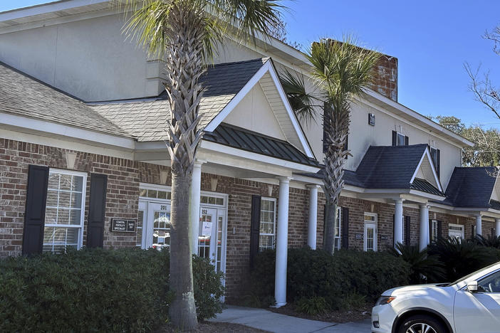 This photo shows the fertility clinic operated by Coastal Fertility Specialists where a woman is suing the clinic, saying it impregnated her with another couple's embryo when she underwent in vitro fertilization, in 2023, in Savannah, Ga., on Monday, Feb. 17, 2025. 