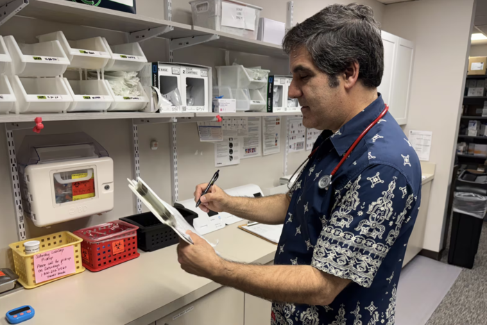 Dr. Roy Benaroch, a Roswell pediatrician, said communities where vaccine rates have fallen are more vulnerable to measles. (Courtesy of Dr. Roy Benaroch)