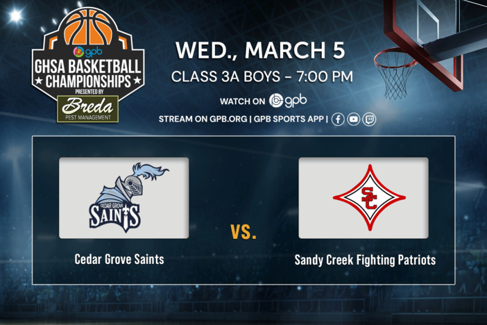 2025 GHSA 3A Boys Basketball Championship: Cedar Grove vs. Sandy Creek