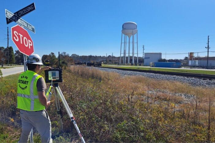 The U.S. Environmental Protection Agency monitors air quality continues following the 2024 fire at the BioLab plant in Conyers, Georgia.