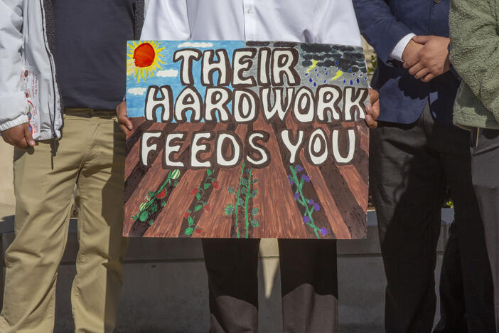 Children and family members of migrant farm workers visited the State Capitol on March 21, 2025, to learn about the legislative process, and advocate for the farm worker communities several miles north and south of Atlanta. Agriculture is Georgia's most profitable industry.