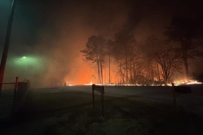 The Georgia Forestry Commission says wildfires continue to be active across much of the state.  The commission expects activity to be above normal for the month of March.