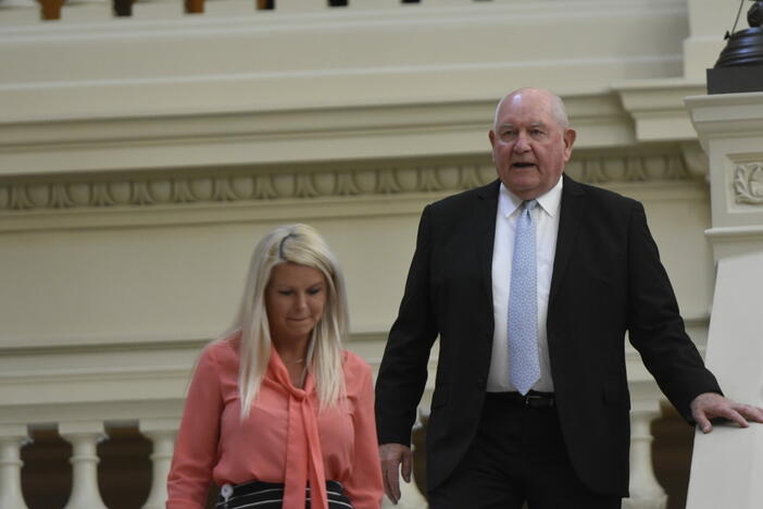Chancellor Sonny Perdue in the Georgia Capitol. Ross Williams/Georgia Recorder