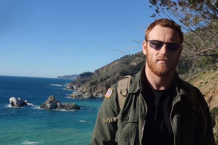 A photo of Andrew Goldsmith who intends to skateboard and kayak from Camp Merrill to Camp Rogers at Fort Benning from May 14-23. Photo provided by Andrew Goldsmith.