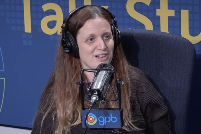 British consul general Rachel Galloway in GPB Talk Studio