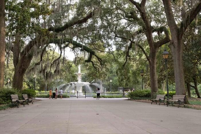 Forsyth Park has been the backdrop for over 14 films, including Cape Fear (1962), The Gingerbread Man (1998) and The Underground Railroad (2020). June 27, 2023, Savannah, GA Credit: Justin Taylor/The Current