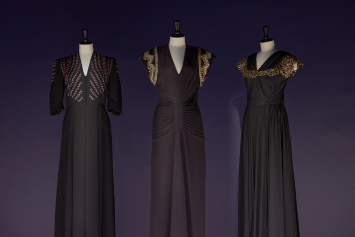 In the 1920s and 1930s, French designer Jeanne Lanvin offered alternatives to the flapper dresses of the prohibition era with embroidery, appliqué and dropped-waist styles. Her work is on display at the SCAD FASH Museum in Atlanta through  Aug. 31, 2025.