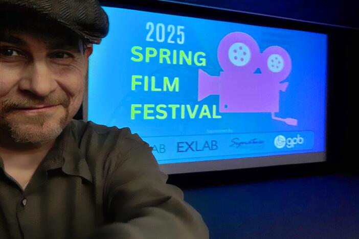 GSU Professor Matt Rasnick at 2025 Spring Film Festival