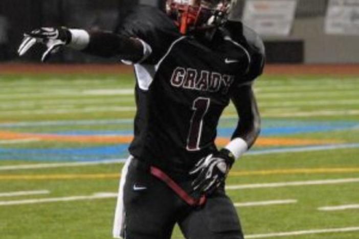 Damian Swann leads Grady against St. Pius X tonight.  Photo by Jon Barash