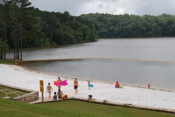 Beach at Don Carter State Park on Lake Lanier (via GA State Parks Facebook page)