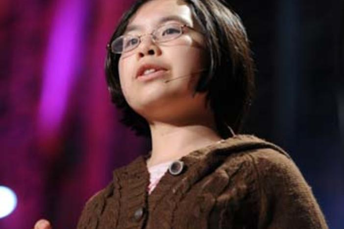 Adora Svitak gives a TEDtalk.