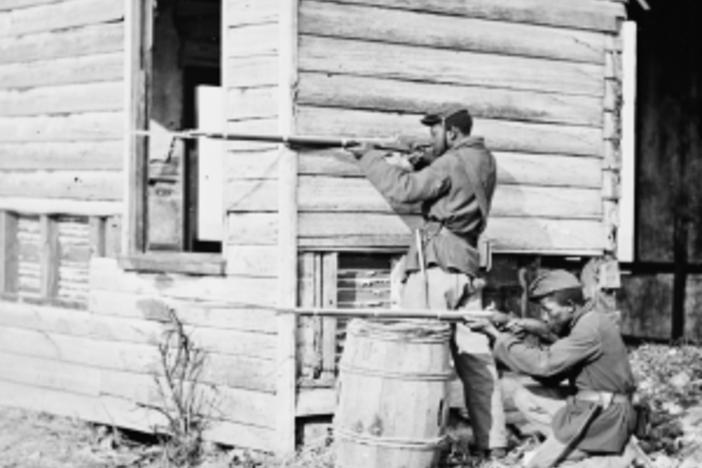 The Georgia Historical Society has unveiled a new marker at Fort Hill in Dalton honoring Civil War-era black troops.