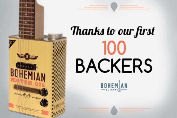 Marietta, GA-based Bohemian Guitars is an early benefactor of "Crowdfunding" in Georgia