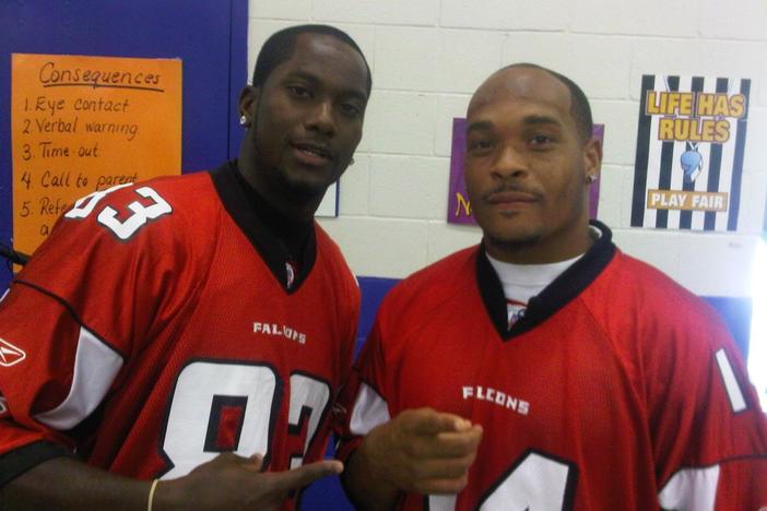Atlanta Falcons Harry Douglas and Eric Weems