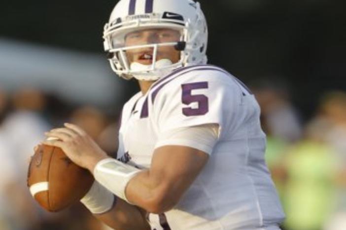 Furman QB Chris Forcier. Photo courtesy Furman University