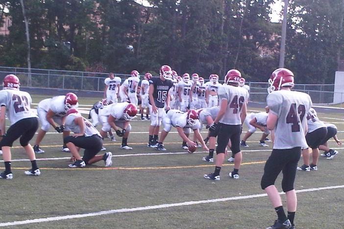 Lambert High Longhorns Practicing, Photo Courtesy of Gil Tyree