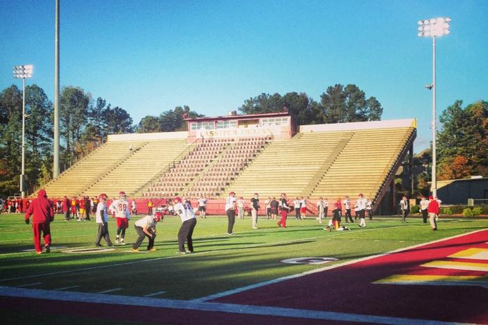 The Lassiter Trojans will host the Peachtree Ridge Lions for the first round of the 2013 playoffs.